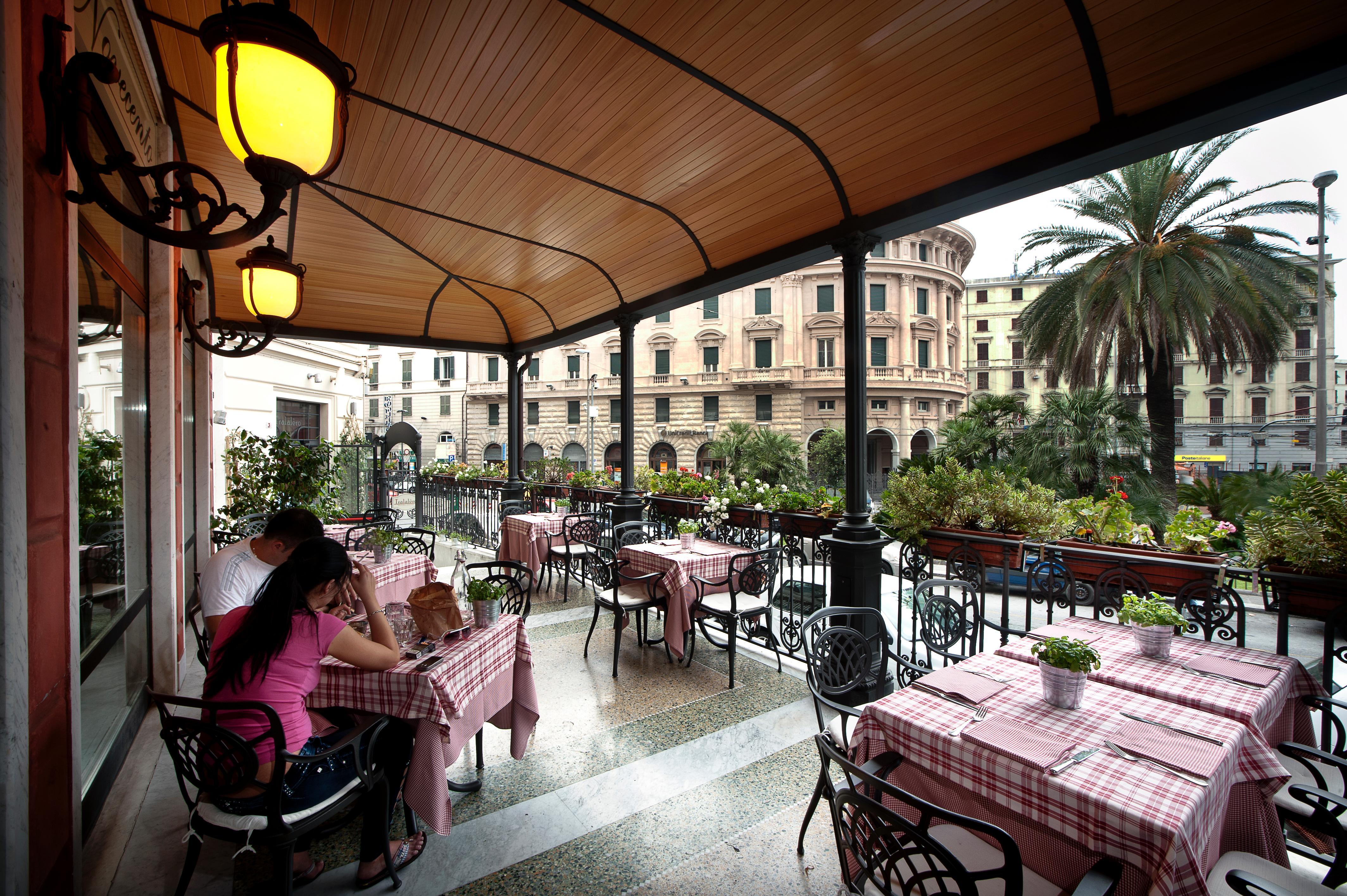 Hotel Continental Genova Restoran foto